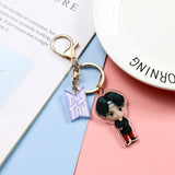 BTS Tiny Tan Acrylic Mic Drop Keychains  방탄소년단