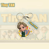 BTS Tiny Tan Acrylic Dynamite Keychains  방탄소년단